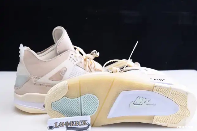 Cheap LUCY Air Off-White Sail 4 Jordan x CV9388-100 0525